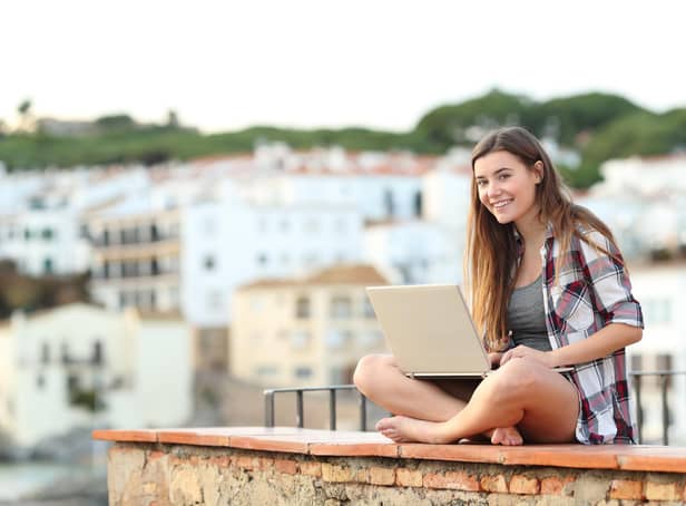 It's claimed that the greatest benefit of a workcation is that you visit destinations you’ve always dreamt of. Picture: Getty Images/iStockphoto.