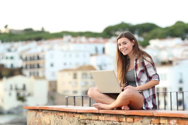 It's claimed that the greatest benefit of a workcation is that you visit destinations you’ve always dreamt of. Picture: Getty Images/iStockphoto.