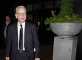 Michael Gove MP leaves hotel on the first day of the Conservative Party Conference