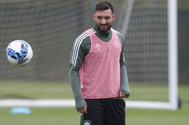 Celtic's latest signing Sead Haksabanovic, pictured at the club's Friday training session, will fit right in with the team's football style maintains his new manager Ange Postecoglou. (Photo by Craig Williamson / SNS Group)