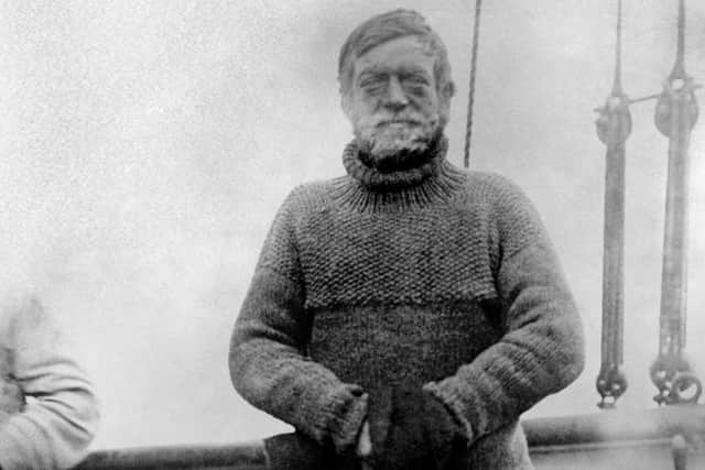 Sir Ernest Shackleton on board the 'Quest', issued on 05/01/1922 on the announcement of his death. (Image credit: PA Wire)