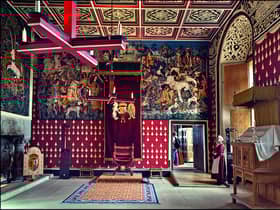 Stirling Castle is one of Scotland’s most well-known castles for its intriguing history and architecture. New tapestries at the castle were crafted as part of a £2 million project which took 13 years to complete. They recapture the atmosphere of the royal court.