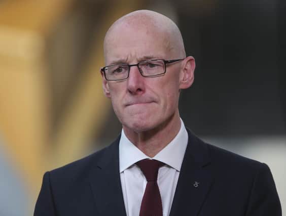 John Swinney will face criticism over his cancellation of exams
