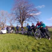 RSPB Scotland community group on a ride and plant day.