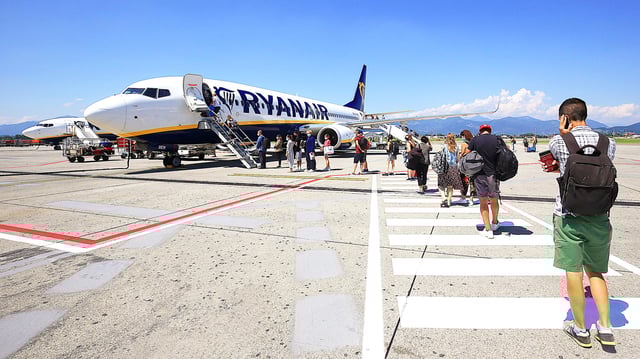 Ryanair flies from Edinburgh, Glasgow, Aberdeen and Prestwick