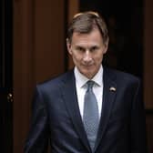 Chancellor of the Exchequer Jeremy Hunt departs Downing Street to present the Autumn Statement to the House of Commons. Picture: Rob Pinney/Getty Images