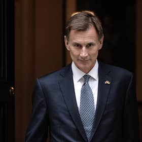 Chancellor of the Exchequer Jeremy Hunt departs Downing Street to present the Autumn Statement to the House of Commons. Picture: Rob Pinney/Getty Images