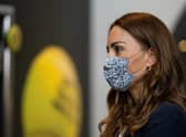The Duchess of Cambridge is isolating after coming into contact with a Covid-19 patient. (Credit: AELTC/Thomas Lovelock - Pool/Getty Images)