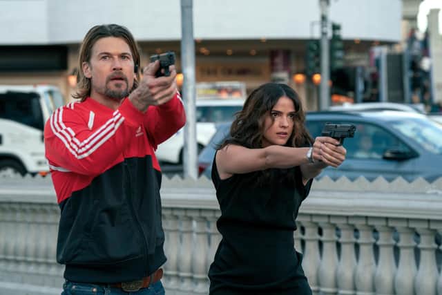 Nick Zano and Shelley Hennig in Obliterated.