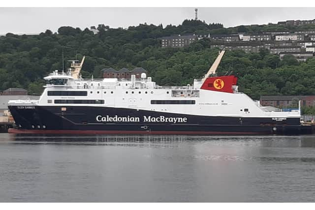 Glen Sannox at the Ferguson Marine shipyard on June 23 2023. Picture: The Scotsman