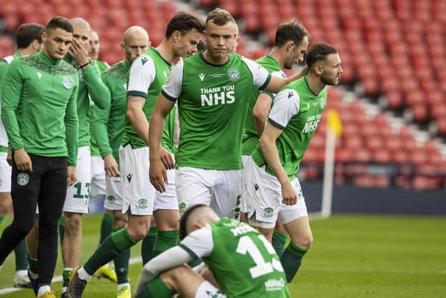 Hibs defender Ryan Porteous apologised to the fans after the defeat by St Johnstone.