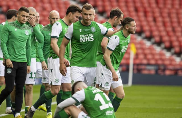 Hibs defender Ryan Porteous apologised to the fans after the defeat by St Johnstone.