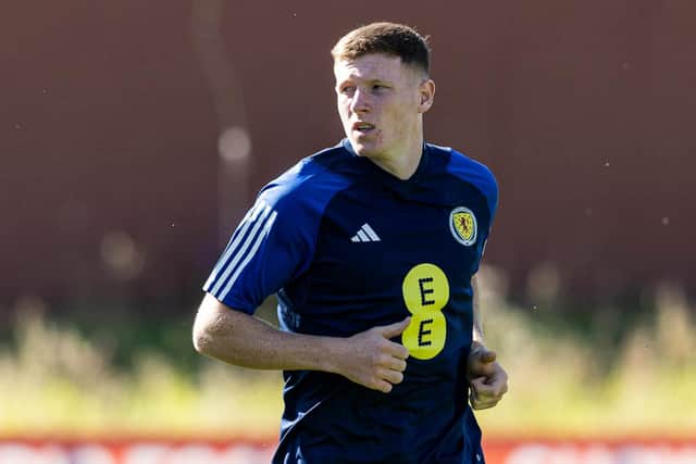 Elliot Anderson during a Scotland training session at Lesser Hampden last month.  (Photo by Craig Foy / SNS Group)