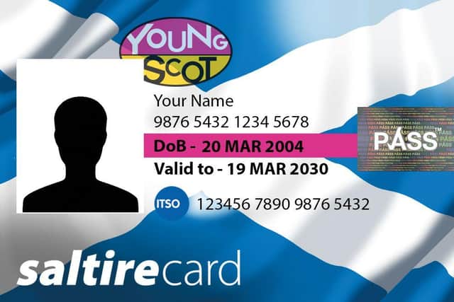 Young people will need a new version of their Young Scot or National Entitlement Card to travel free on buses from Monday. Picture: Transport Scotland