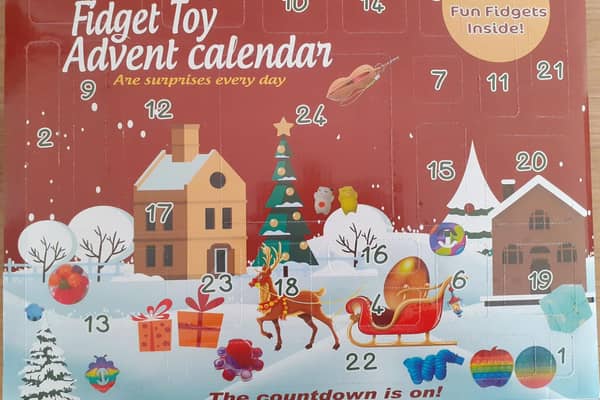 The fidget toy advent calendar which officials have issued a safety warning.
