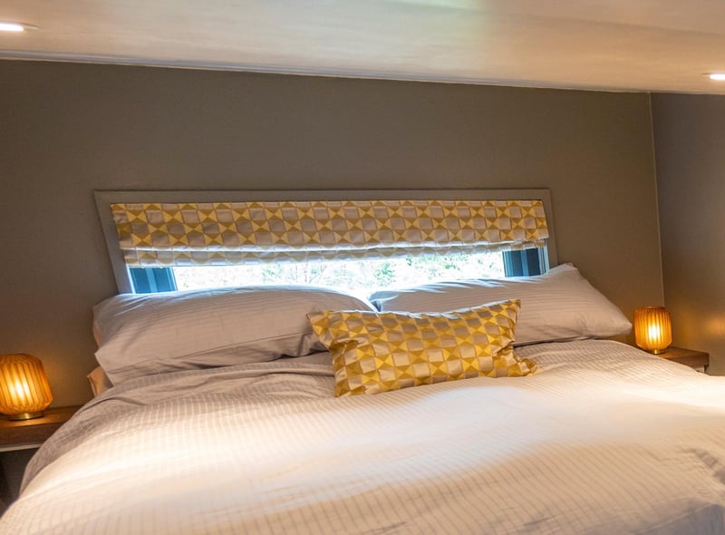 You'll be sure of a good night's sleep in the comfortable double bed.