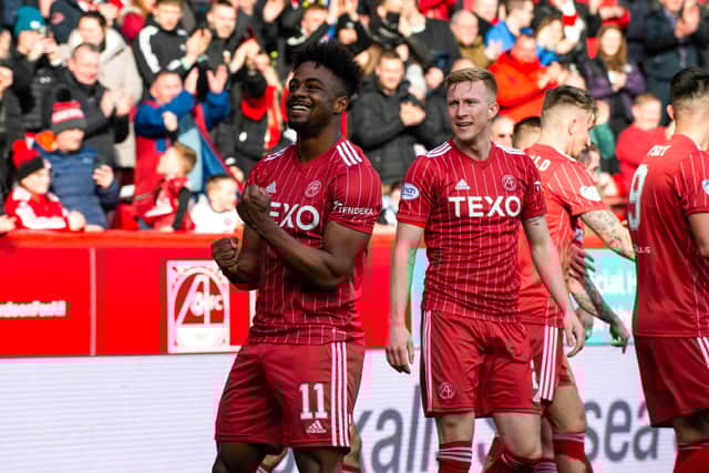 The new style at Aberdeen is getting the best out of Duk. (Photo by Paul Byars / SNS Group)
