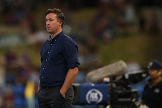 Robbie Fowler has been linked with the vacant Hibs job. (Photo by Tony Feder/Getty Images)
