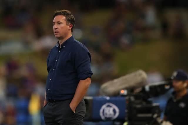 Robbie Fowler has been linked with the vacant Hibs job. (Photo by Tony Feder/Getty Images)