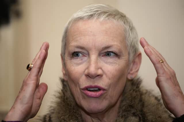 Call for climate change action: Annie Lennox