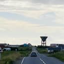The road to Balivanich on Benbecula, where residents have been told to stop using tap water following a fuel leak at a nearby water treatment works. More than 1,000 homes on Benbecula and South Uist have been affected. PIC: Contributed.