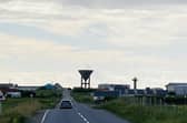 The road to Balivanich on Benbecula, where residents have been told to stop using tap water following a fuel leak at a nearby water treatment works. More than 1,000 homes on Benbecula and South Uist have been affected. PIC: Contributed.