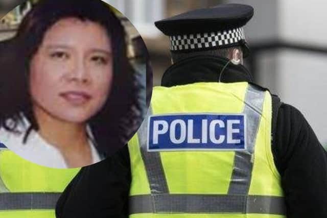 Police investigating the disappearance of a woman who was reported missing more than 15 years ago have carried out a forensic search of her former home in East Ayrshire.