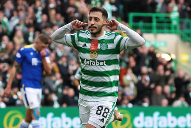 Celtic's Josip Juranovic has now bagged to penalties to become the club's first defender to be put on his duties since 1985. (Photo by Alan Harvey / SNS Group)