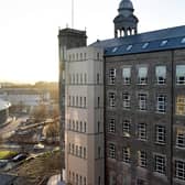 The former Lower Dens Mill is an iconic landmark in the city close to the Waterfront.