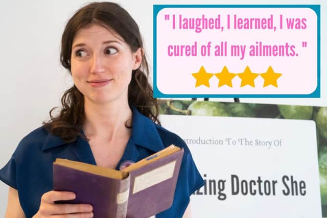Katie Fanning in The Amazing Doctor She Medicine Show