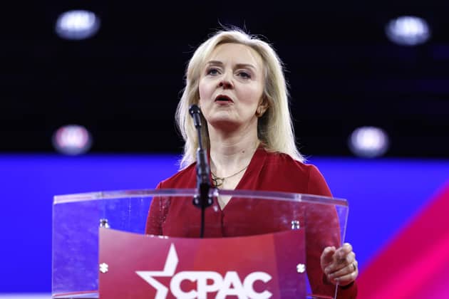 Liz Truss speaks at the Conservative Political Action Conference (CPAC) in National Harbor, Maryland (Picture: Anna Moneymaker/Getty Images)