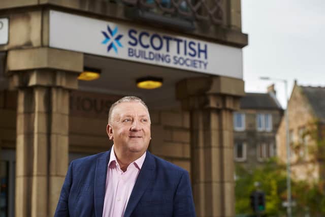 Scottish Building Society chief executive Paul Denton at the offices in Edinburgh. Picture: Malcolm Cochrane Photography