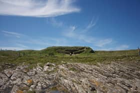 Tomb of the Eagles, a burial site at Ibister, South Ronaldsay, which dates to at least 3,000 BC and where human remains were placed for around 800 years. The remains of several eagles were also left there, perhaps as a totemic offering. PIC: Tomb of the Eagles.