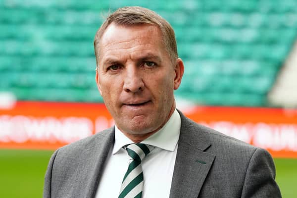 Celtic manager Brendan Rodgers, who will not "beg" players to come to Celtic as he looks to streamline his squad while adding quality. Pic: Jane Barlow/PA Wire.