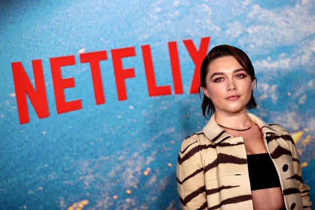 Florence Pugh takes the lead role in Don't Worry Darling (Photo by Dimitrios Kambouris/Getty Images for Netflix)