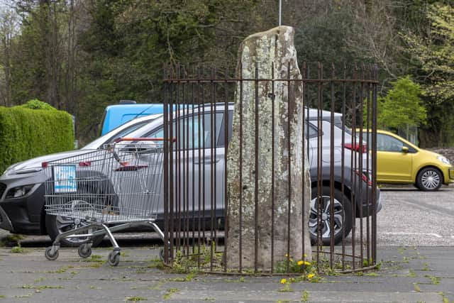 One of the world's oldest stone monuments which is as ancient as Stonehenge and the Pyramids sits - on a council estate in Edinburgh