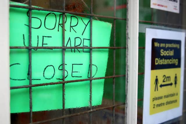 Many businesses have failed to survive the lockdown restrictions.