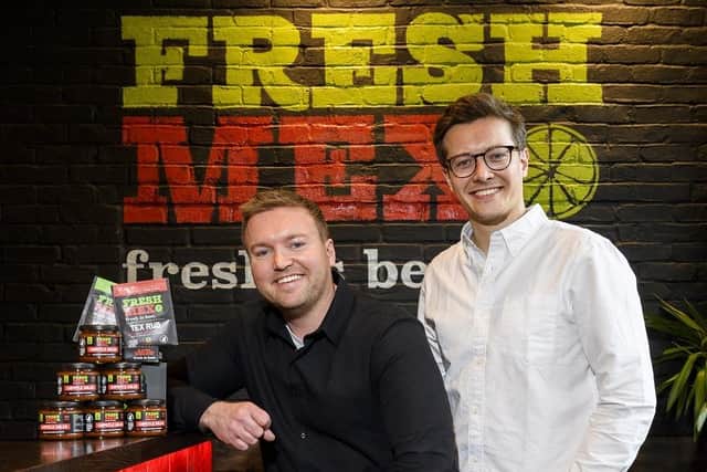 From left: FreshMex's co-owners and brothers Chris and Robbie Moult. Picture: Ian Georgeson.