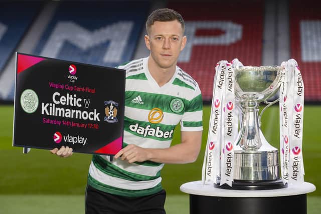 McGregor will lead his team out against Kilmarnock at the national stadium in the semi-final of the Viaplay Cup.