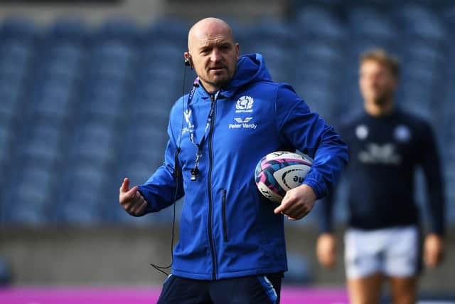 Scotland head coach Gregor Townsend.  (Photo: Ross MacDonald/SNS Group/SRU)