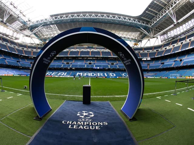 Real Madrid are due to host Man City tonight.