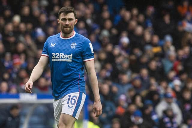 Rangers defender John Souttar is just back from injury.