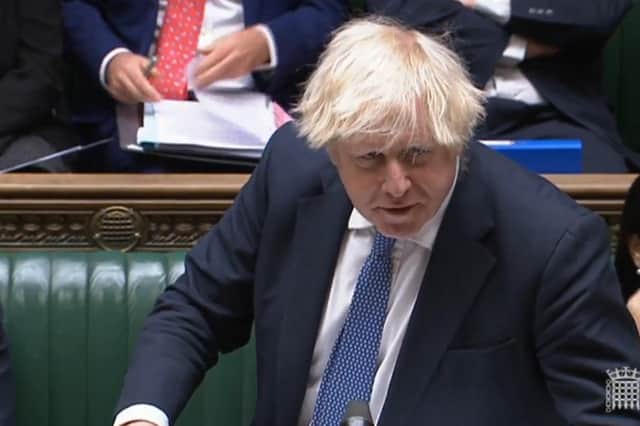 Boris Johnson's promises of Brexit bonuses now seem empty (Picture: House of Commons/PA)