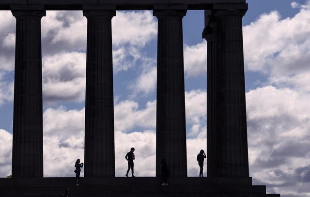 The exhibition will feature contemporary plans drawn up by architect Charles Robert Cockerell for the National Monument. Picture: Oli Scarff/AFP/Getty