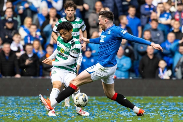 The Japanese midfielder was one of Celtic's better players in the first half and came close to scoring with a vicious drive. Pace and intensity of the game grew in the second period and given his recent return from injury, he was replaced after 65 minutes by Callum McGregor. 6