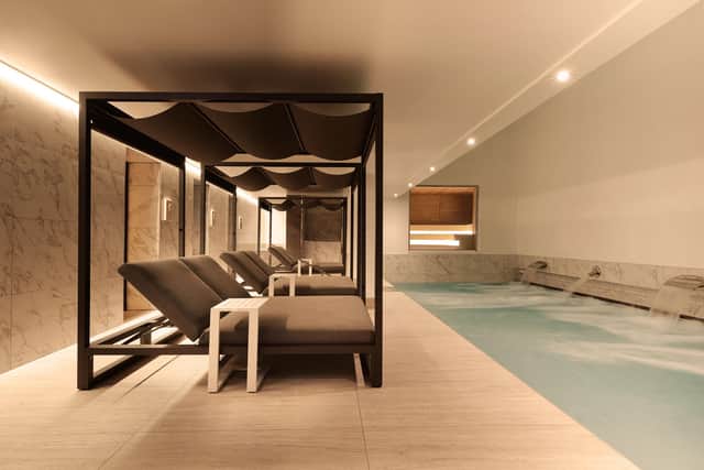 The Vitality Pool at the Spa at Blythswood Square.