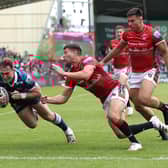 Tom Roebuck has scored eight tries for Sale this season and qualifies for Scotland due to being born in Inverness.
