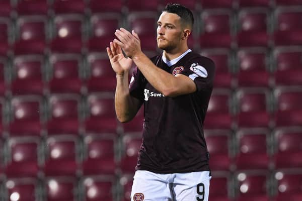 Conor Washington is poised to leave Hearts for Charlton.