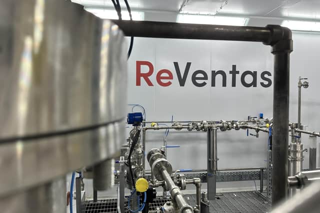 Livingston-based ReVentas' pilot plant for plastic recycling.