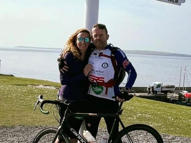 The extreme athlete has also pedalled from Land's End to John O' Groats for the Eilidh Brown charity